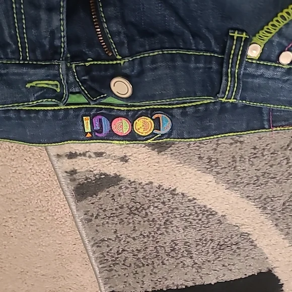 COOGI Vintage Y2K Paint Splattered Mens Jeans Size 38x34 - Picture 3 of 13